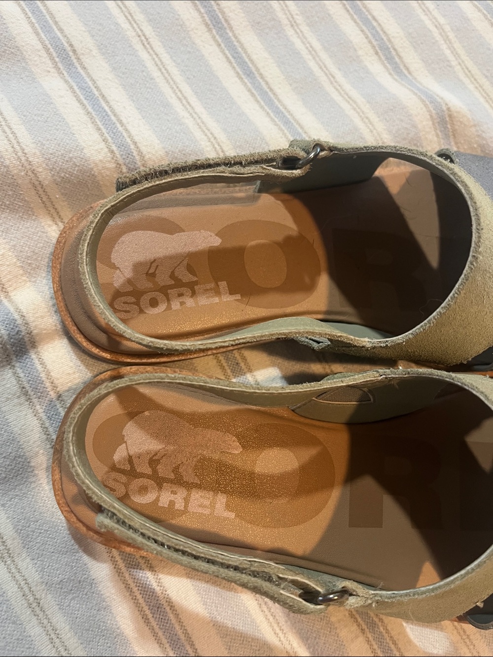 Sorel Ella II Sage Olive Sandals - Picture 5 of 8
